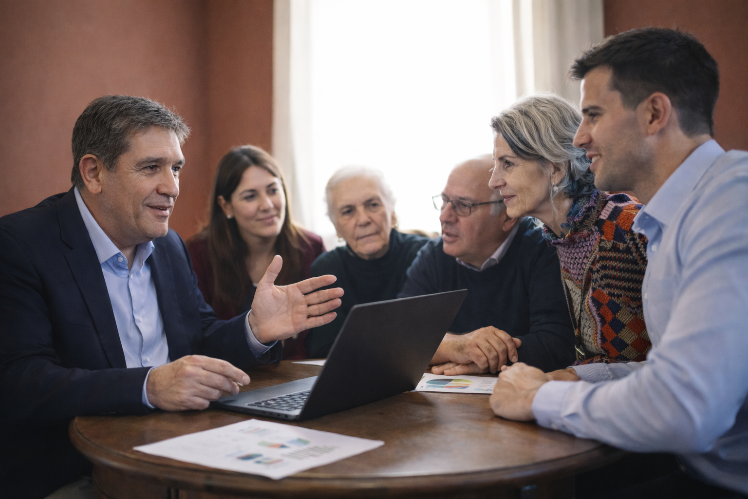 Sesión de consultoría familiar con Roberto Bazán